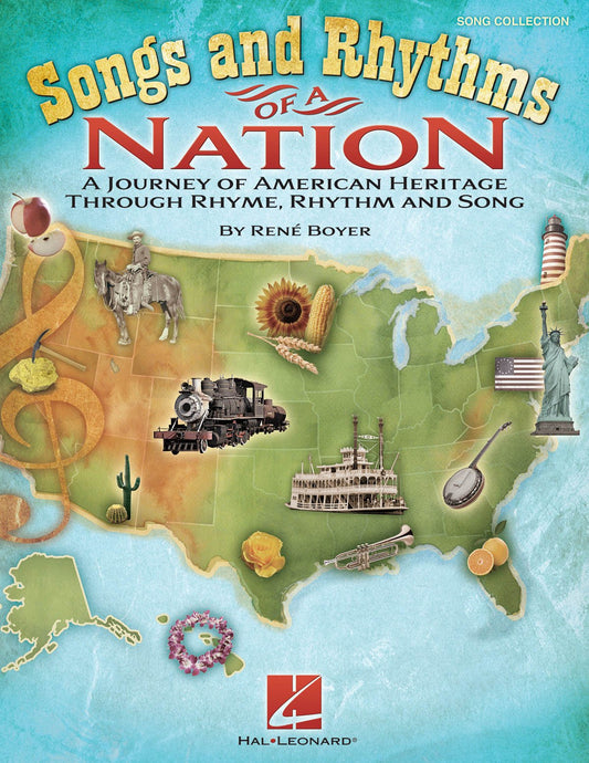 Songs and Rhythms of a Nation Songbook | American Heritage Folk Music Sheet Music Collection for Classroom Learning | Patriotic and Traditional Song Resource with Activities for Teachers and Students