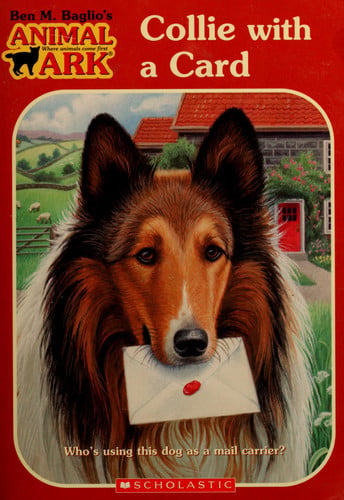 Collie with a Card