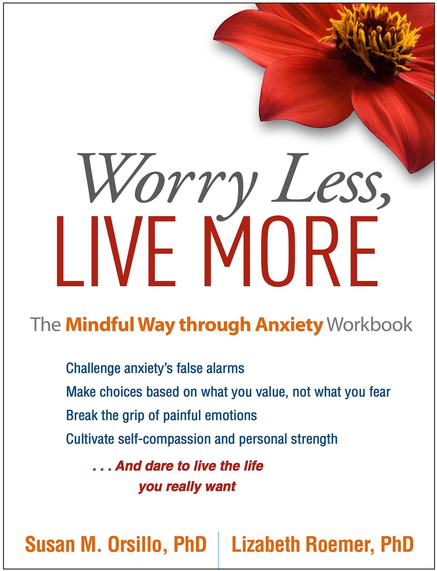 Worry Less, Live More: The Mindful Way through Anxiety Workbook - 7870