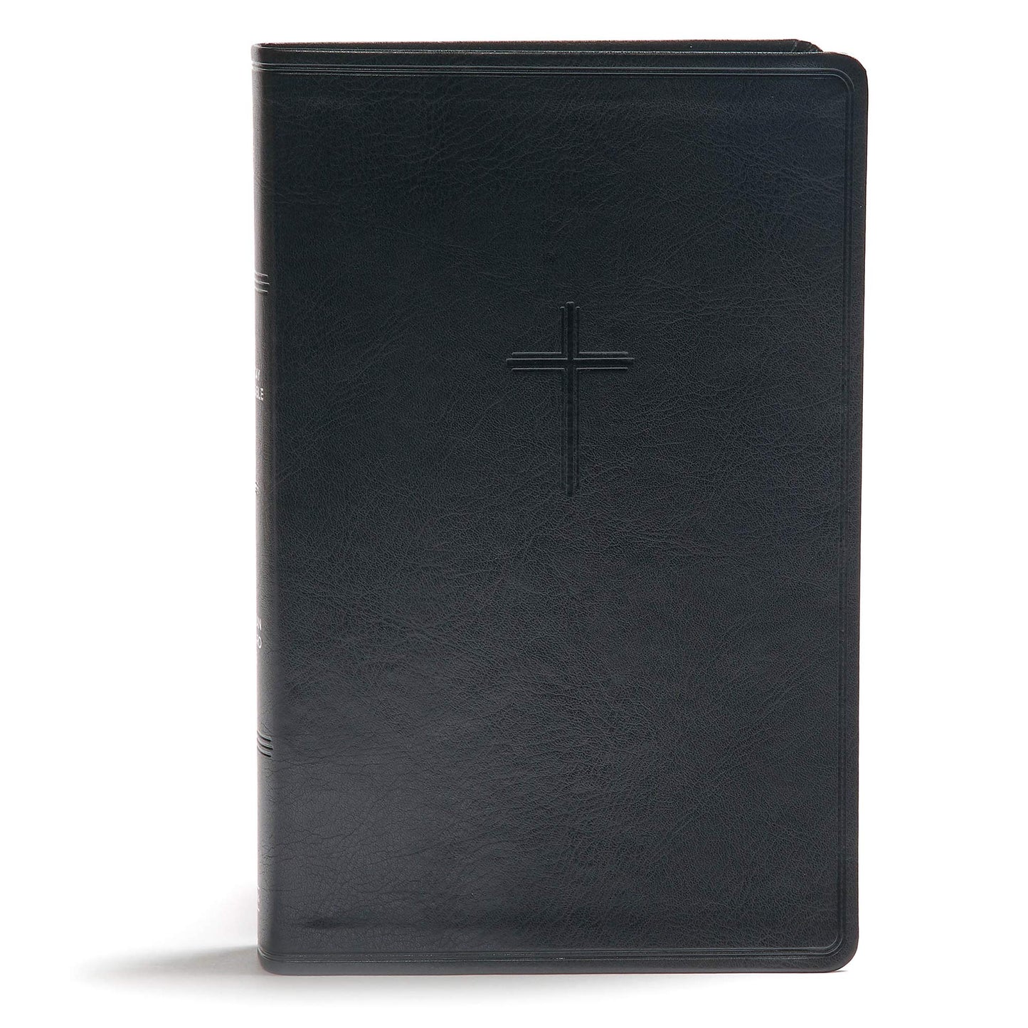 CSB Everyday Study Bible, Black LeatherTouch, Black Letter, Study Notes, Illustrations, Aricles, Easy-to-Carry, Easy-to-Read Bible Serif Type - 6490
