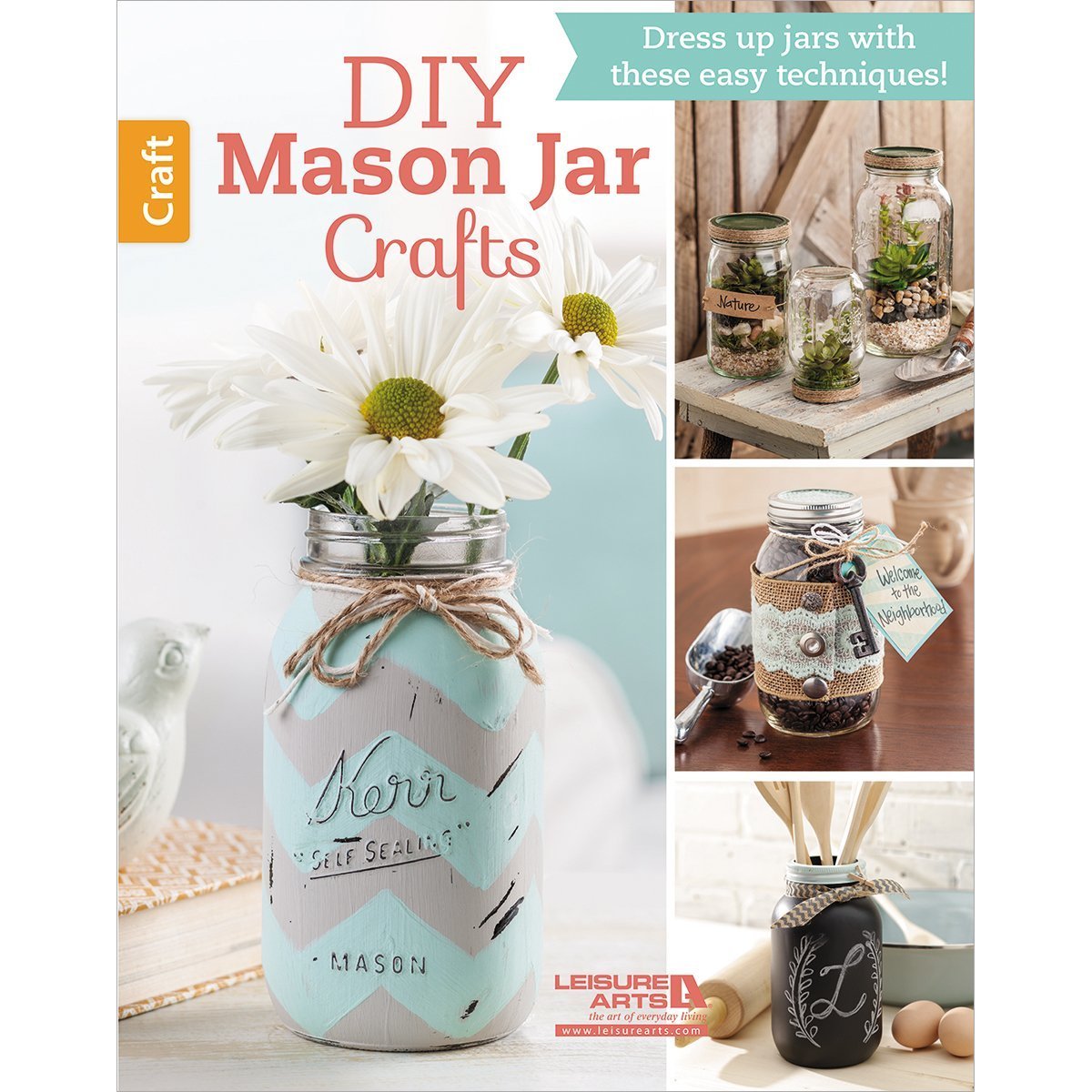 DIY Mason Jar Crafts: Dress up jars with these easy techniques! - 2937