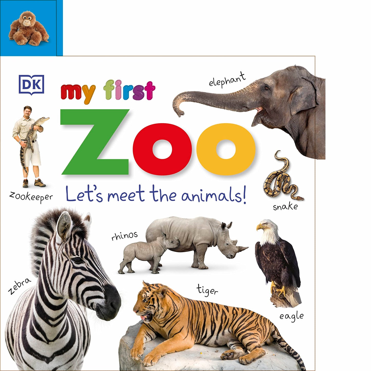 Tabbed Board Books: My First Zoo: Let's Meet the Animals! (My First Tabbed Board Book) - 7250