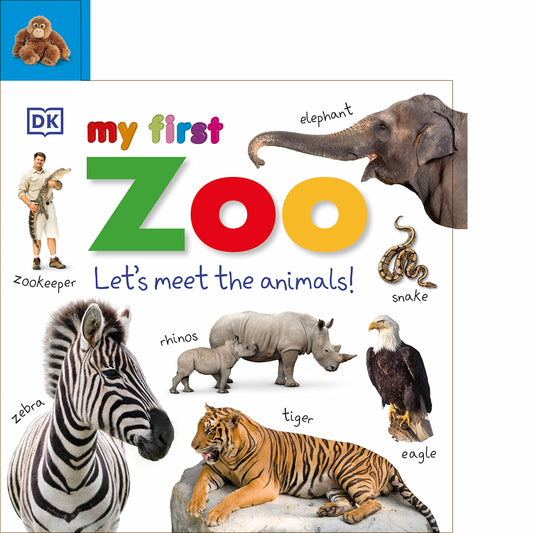 Tabbed Board Books: My First Zoo: Let's Meet the Animals! (My First Tabbed Board Book) - 7250