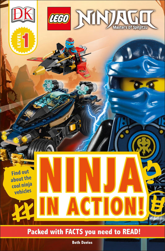 DK Readers L1: LEGO NINJAGO: Ninja in Action (DK Readers Level 1) - 4534
