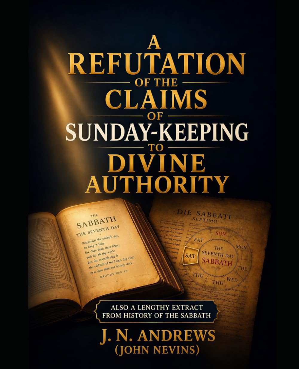A Refutation of the Claims of Sunday-keeping to Divine Authority: also a lengthy extract from the History of the Sabbath