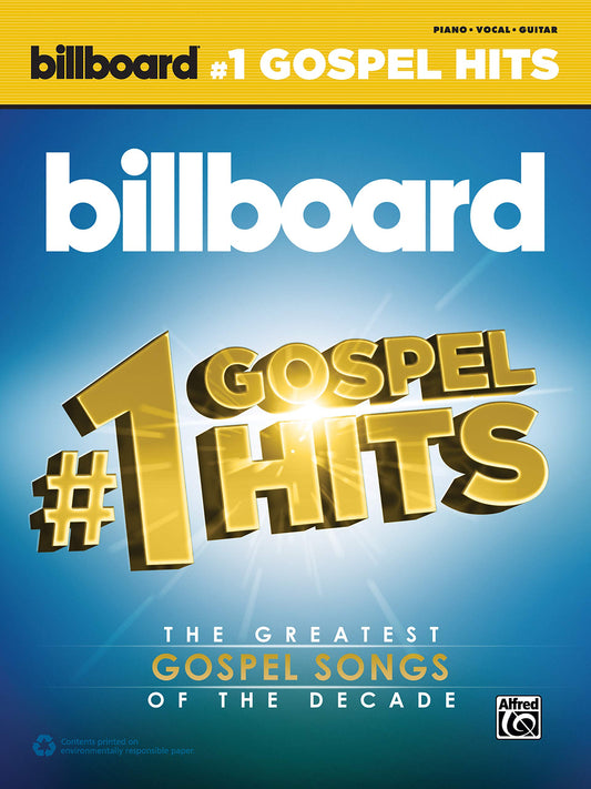 Billboard #1 Gospel Hits for Piano/Vocal/Guitar