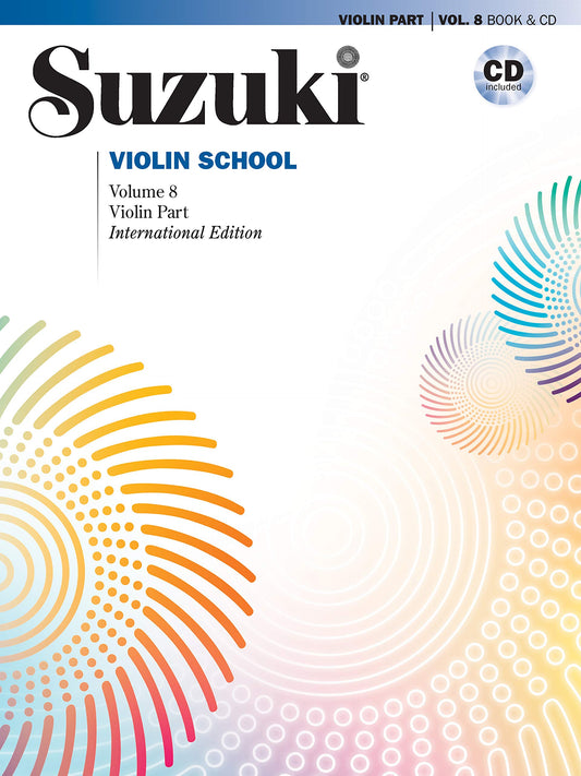 Suzuki Violin School, Vol 8: Violin Part, Book & CD - 4866
