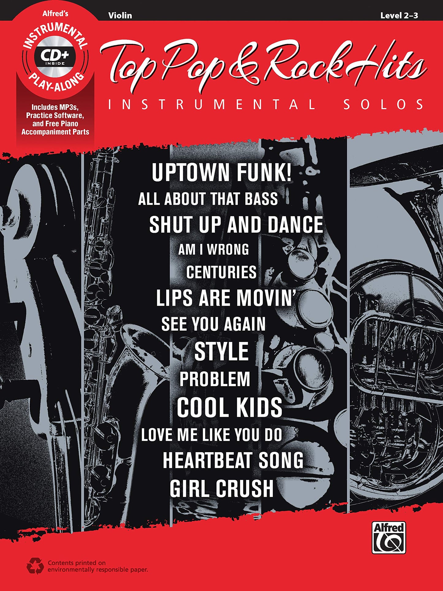 Top Pop & Rock Hits Instrumental Solos for Strings: Violin, Book & CD (Top Hits Instrumental Solos Series) - 52