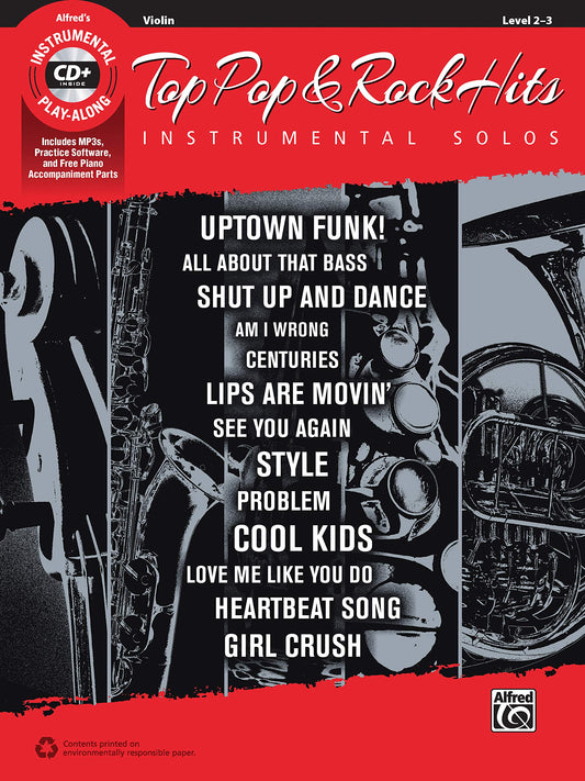Top Pop & Rock Hits Instrumental Solos for Strings: Violin, Book & CD (Top Hits Instrumental Solos Series) - 52