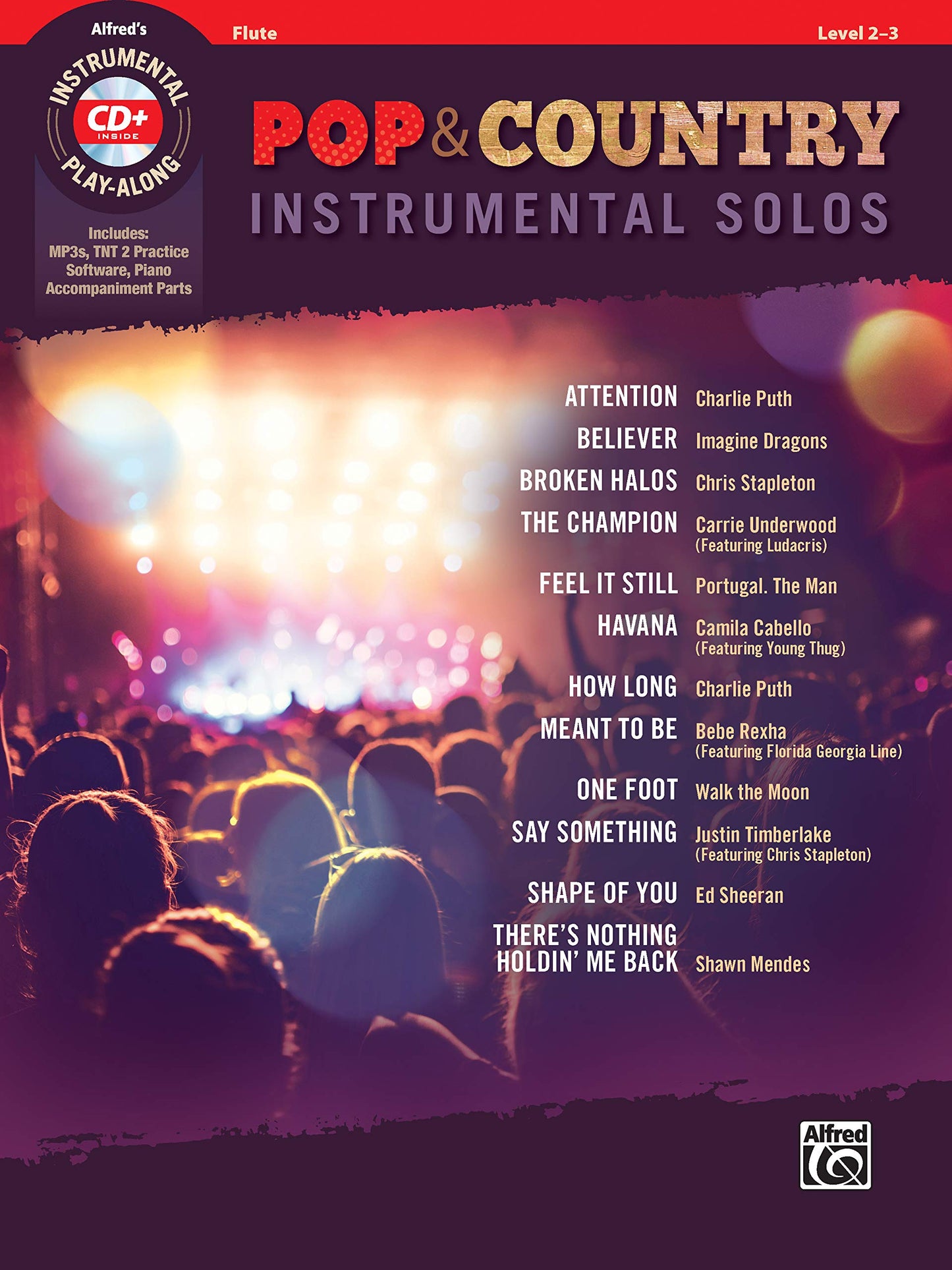 Pop & Country Instrumental Solos Flute: Book & CD (Instrumental Solos Series) - 7037