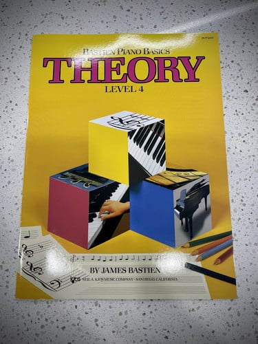Bastien Piano Basics Theory Level 4