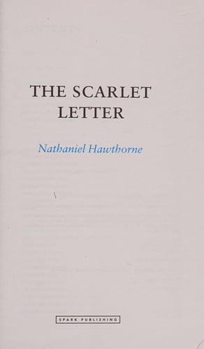 The Scarlet Letter SparkNotes Literature Guide