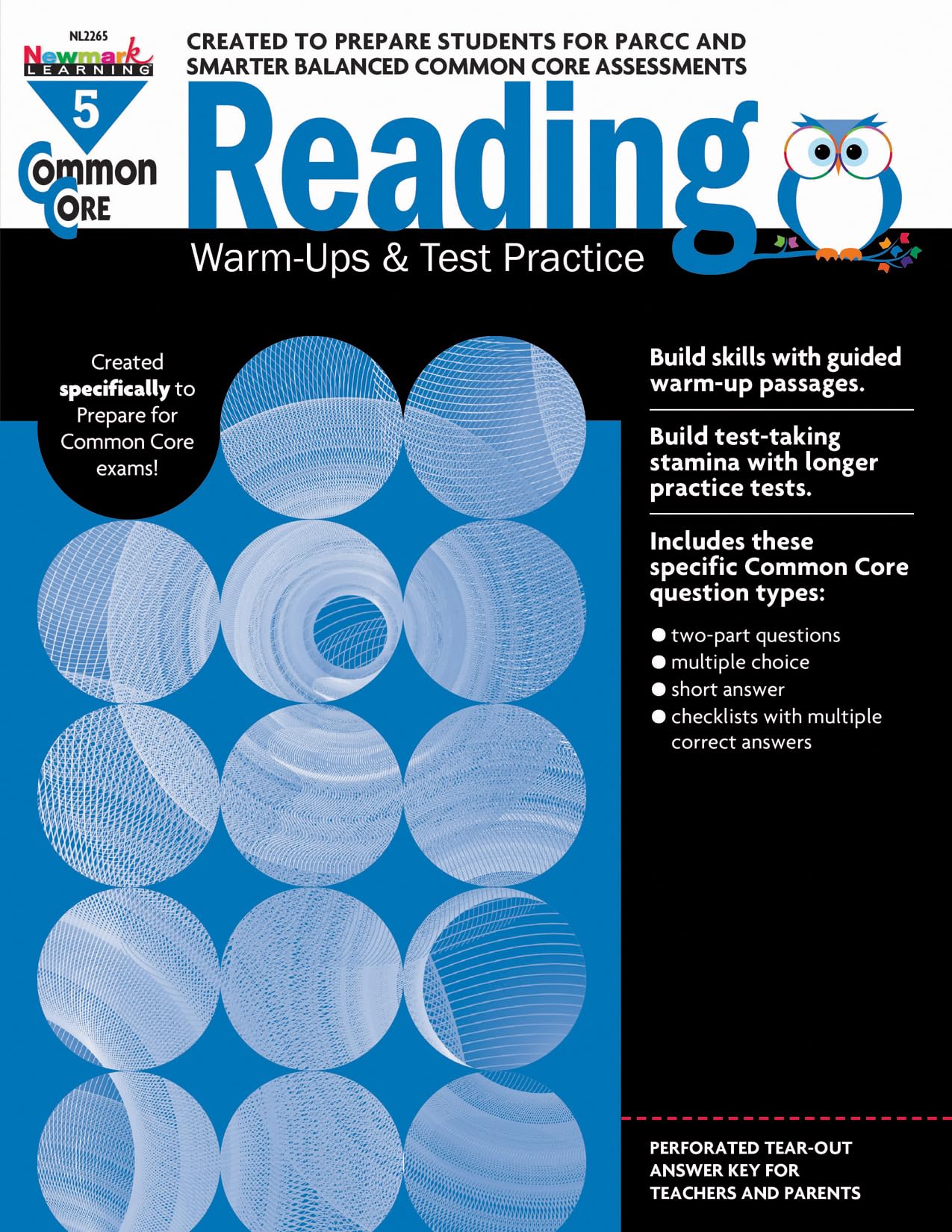 Common Core Reading Warm-Ups and Test Practice Book, Grade 5 (CC Warm-Ups)