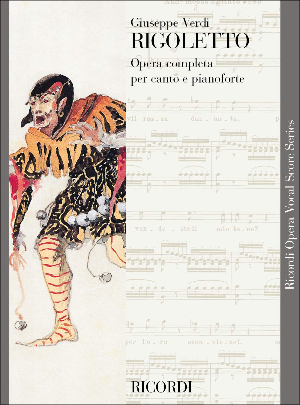 Rigoletto: Vocal Score | Ricordi Opera Vocal Score Edition | Italian Language Sheet Music with English Synopsis | Classical Opera Songbook for Voice and Piano Study Performance Practice