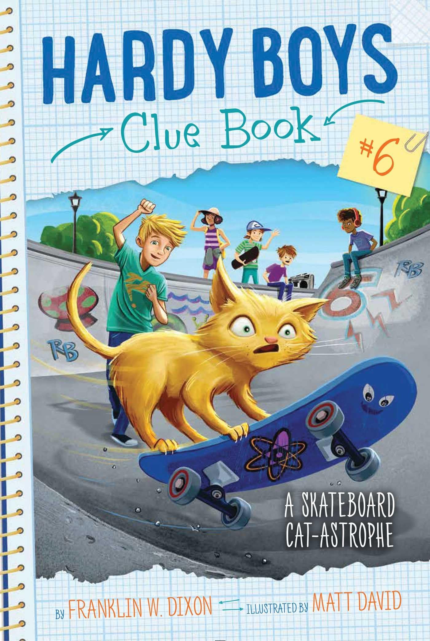 A Skateboard Cat-astrophe (Hardy Boys Clue Book)