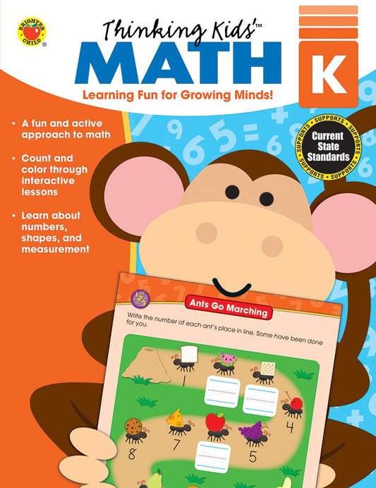 Thinking Kids’ Math , Grade K