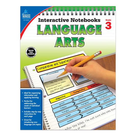 Language Arts, Grade 3 (Interactive Notebooks) - 6815