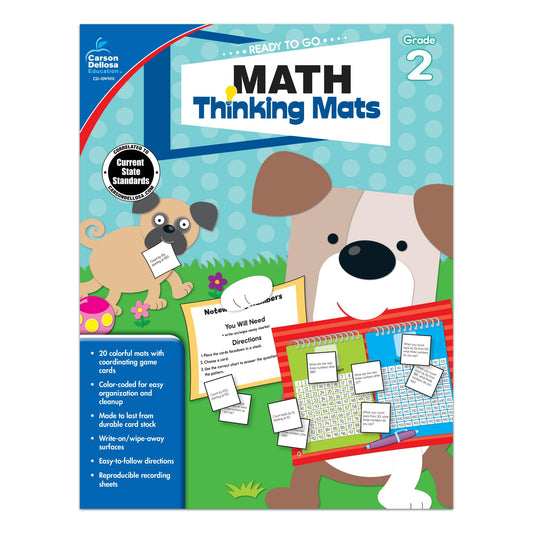 Math Thinking Mats, Grade 2 (Ready to Go) - 6913