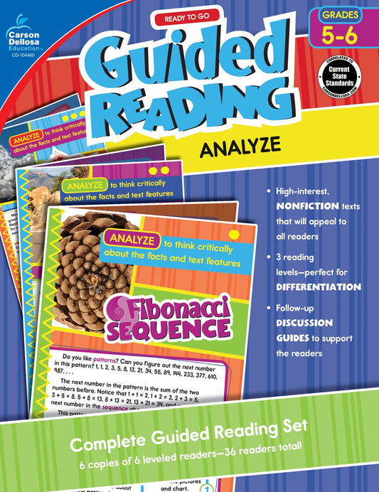 Ready to Go Guided Reading: Analyze, Grades 5 - 6 - 5565