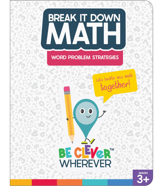Carson Dellosa Break It Down Grades 3-5 Word Problem Strategies Math Reference Book, 3rd, 4th, & 5th Grade Math Guide to Writing Number Sentences and Solving Word Problems, Grades 3-5 Math Book