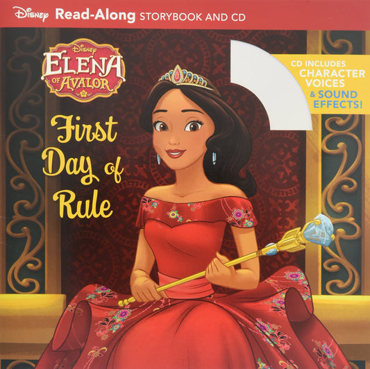 Elena of Avalor Read-Along Storybook and CD Elena's First Day of Rule - 6341