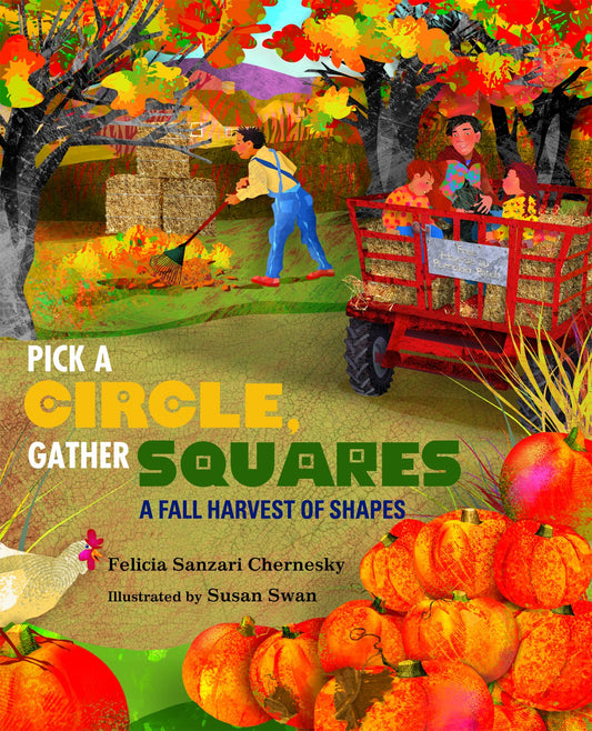 Pick a Circle, Gather Squares: A Fall Harvest of Shapes (AV2 Fiction Readalong)