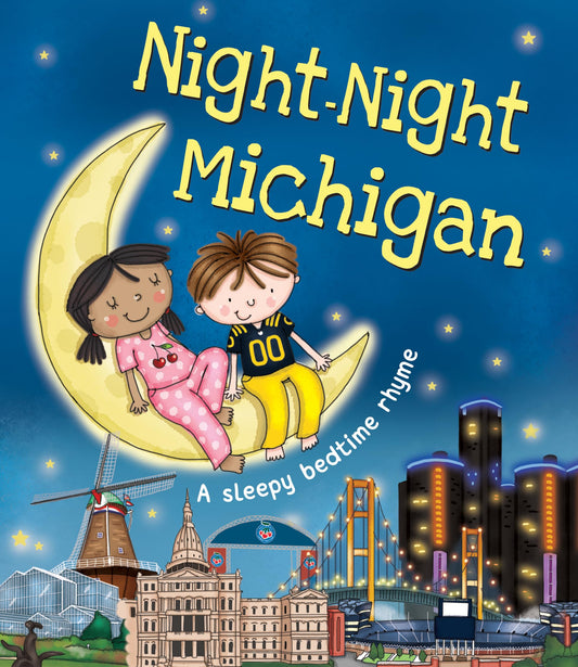 Night-Night Michigan: A Bedtime Board Book of Michigan Landmarks