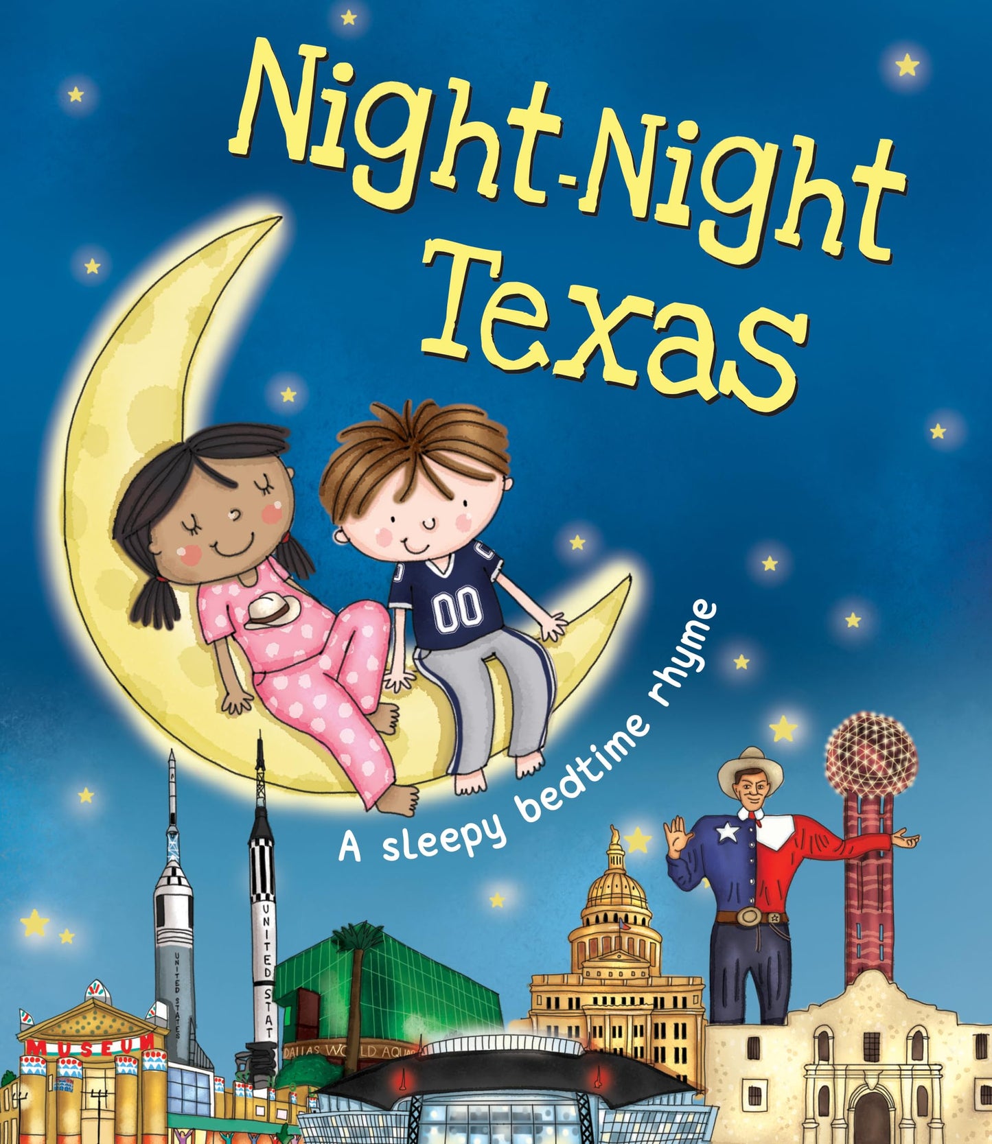 Night-Night Texas: A Bedtime Board Book of Texas Landmarks