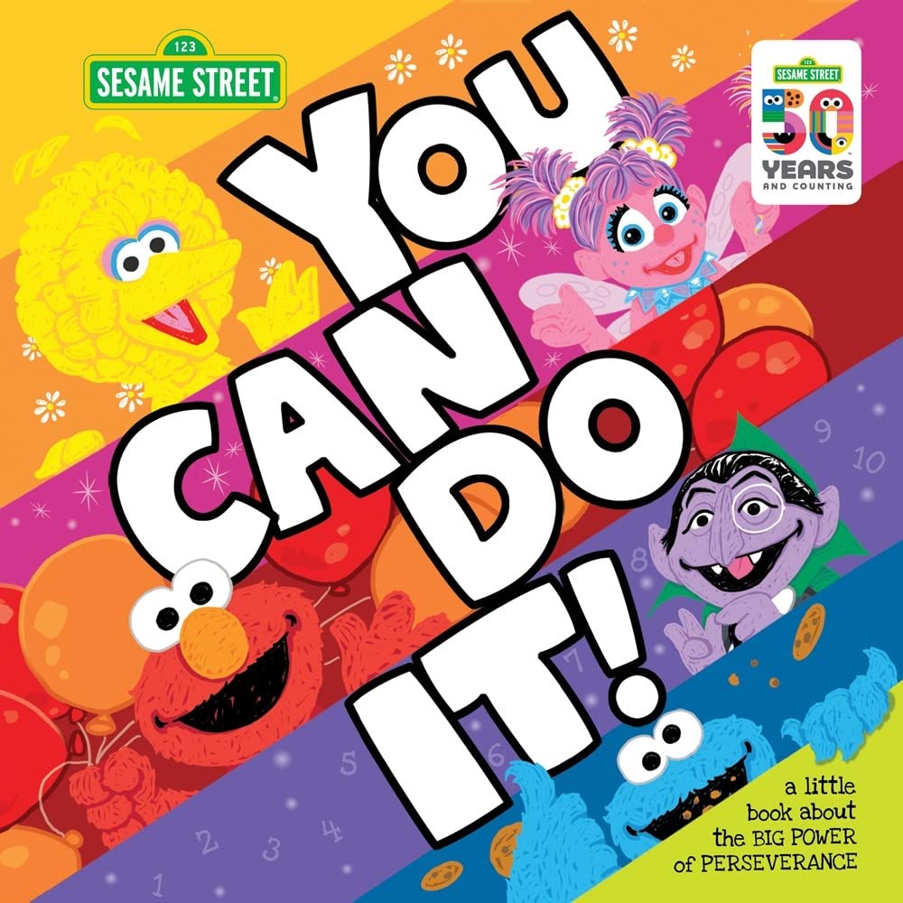You Can Do It!: Celebrate Back to School with this Little Self-Esteem Book about the Big Power of Perseverance with Elmo (Sesame Street Scribbles)