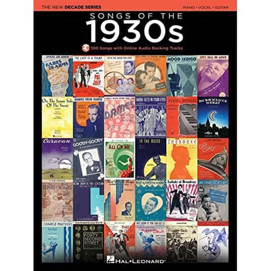 Songs of the 1930s: The New Decade Series with Online Play-Along Backing Tracks - 9611