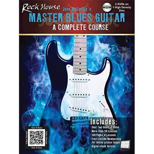 Rock House Master Blues Guitar A Complete Course - Book/Online Media
