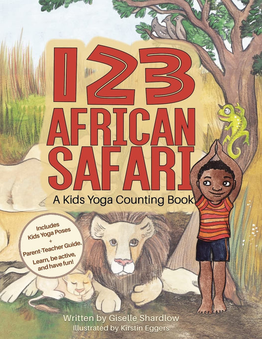 123 African Safari: A Kids Yoga Counting Book - 5054