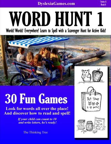 Dyslexia Games - Word Hunt 1 - Series A Book 6 - 9191
