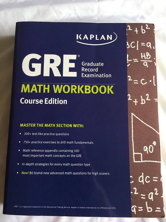 GRE Math Workbook Kaplan Course Edition - 1003