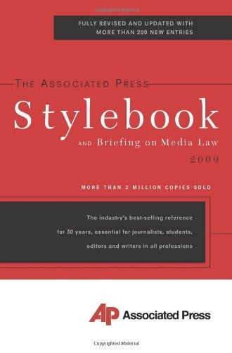 The Associated Press Stylebook 2009
