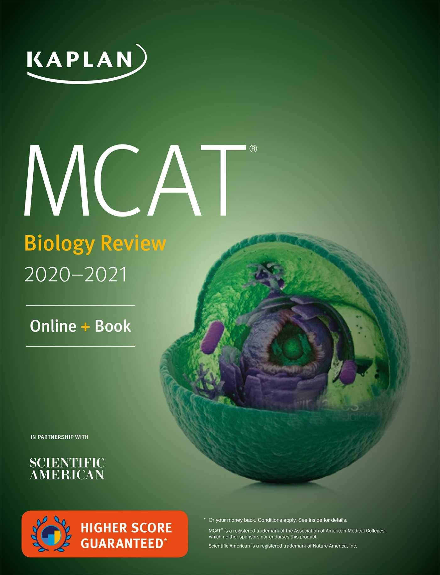 MCAT Biology Review 2020-2021: Online + Book (Kaplan Test Prep)