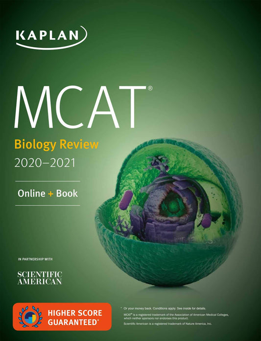 MCAT Biology Review 2020-2021: Online + Book (Kaplan Test Prep)