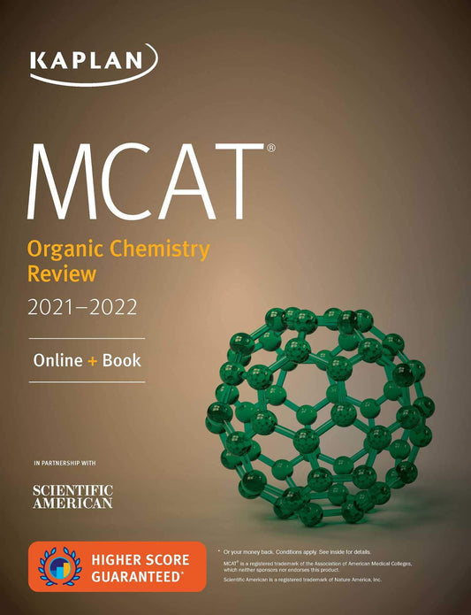 MCAT Organic Chemistry Review 2021-2022 (Kaplan Test Prep)