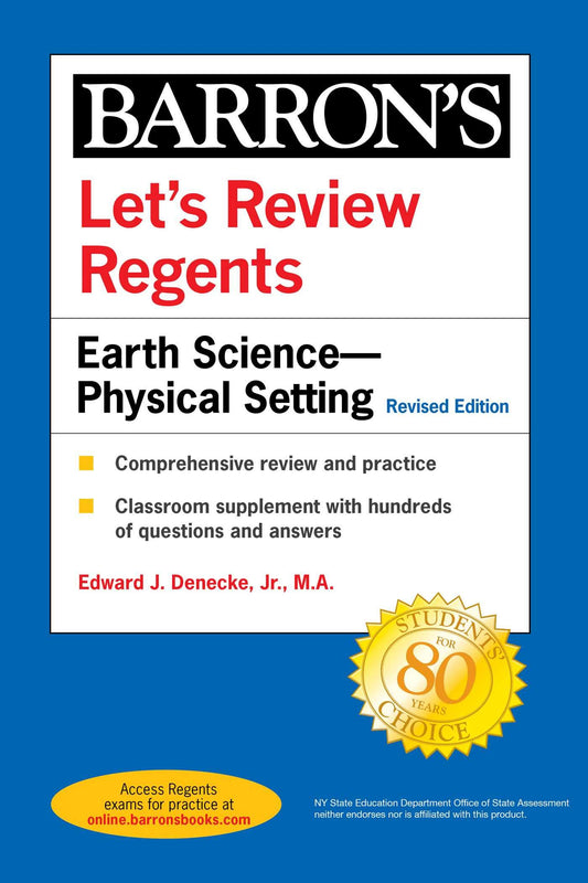 Let's Review Regents: Earth Science--Physical Setting Revised Edition (Barron's New York Regents)