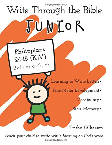 Write Through the Bible, Junior: Philippians 2:1-18 KJV, Ball-and-Stick