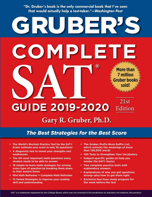 Gruber's Complete SAT Guide 2019-2020