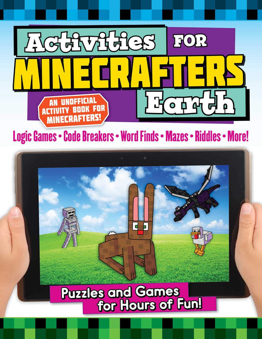 Activities for Minecrafters: Earth: Puzzles and Games for Hours of Fun! - 1279