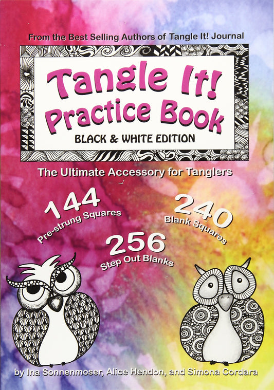 Tangle It! Practice Book: Black & White Edition - 790