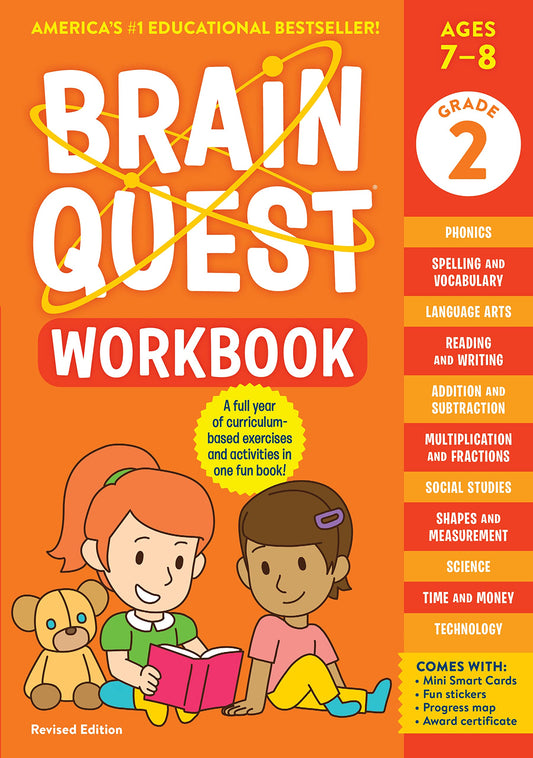 Brain Quest Workbook: 2nd Grade Revised Edition (Brain Quest Workbooks) - 1033