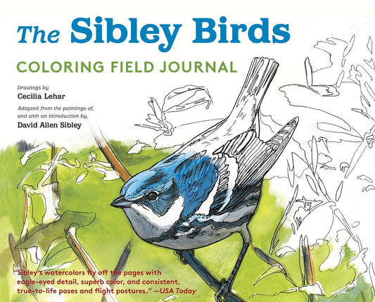 The Sibley Birds Coloring Field Journal - 6684