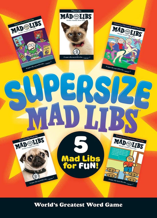 Supersize Mad Libs: Over 100 Stories in One! - 3054
