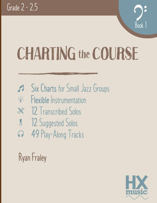 Charting the Course, Bass Clef Book 1 (HXmusic) - 8010