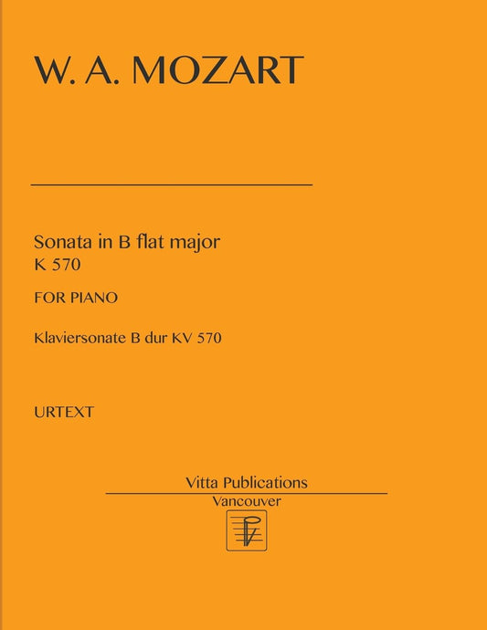 Sonata in B flat major - 599