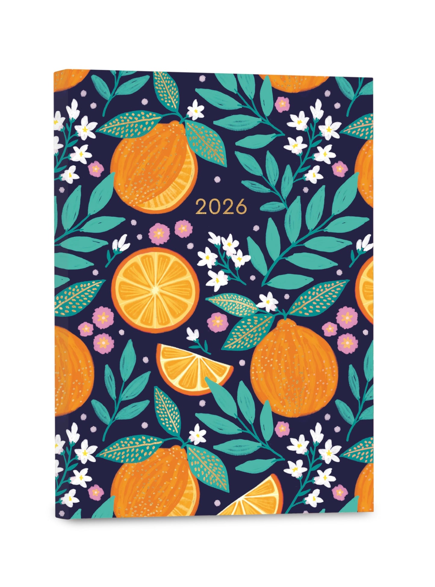 High Note 2026 Planner, 12-Month Weekly & Monthly Flexible Cover Calendar Book with Goal & Project Planning Pages, 2026, 5.75" x 7.5", Fruits