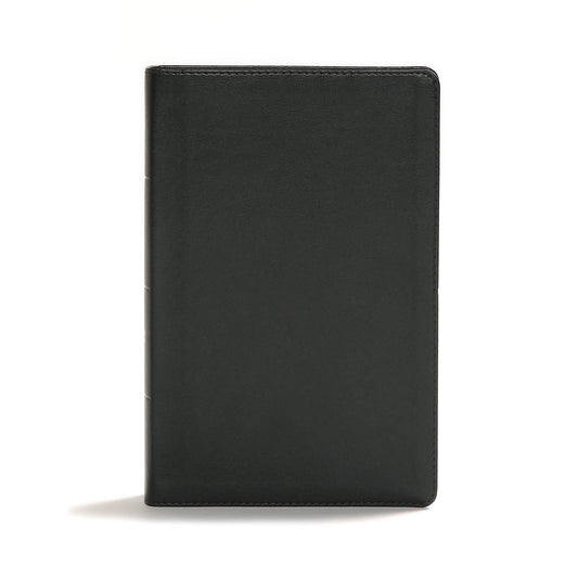 CSB Giant Print Center-Column Reference Bible, Black LeatherTouch - 1397